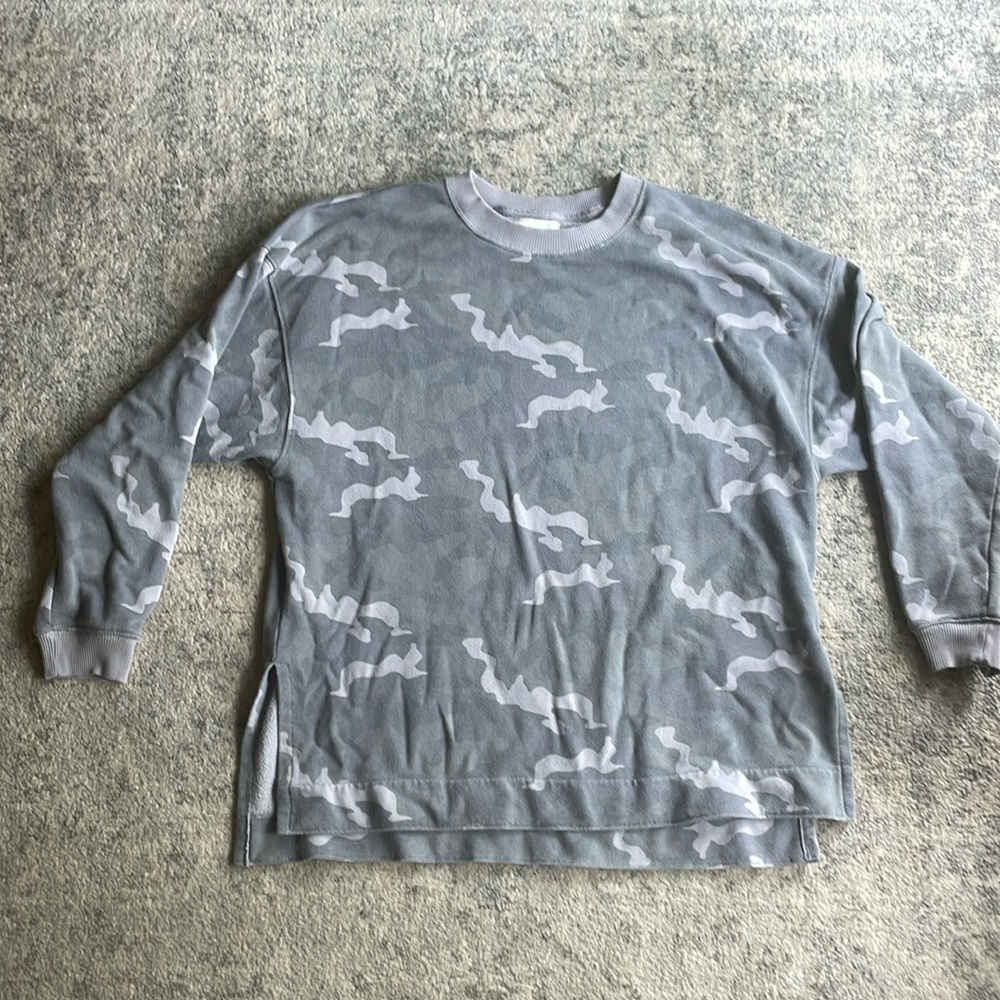 Aerie Camo Crewneck Sweatshirt